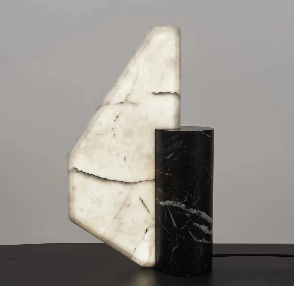 big marble lamp